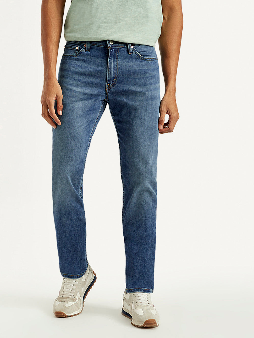 Men's 511 Blue Slim Fit Mid Rise Jeans
