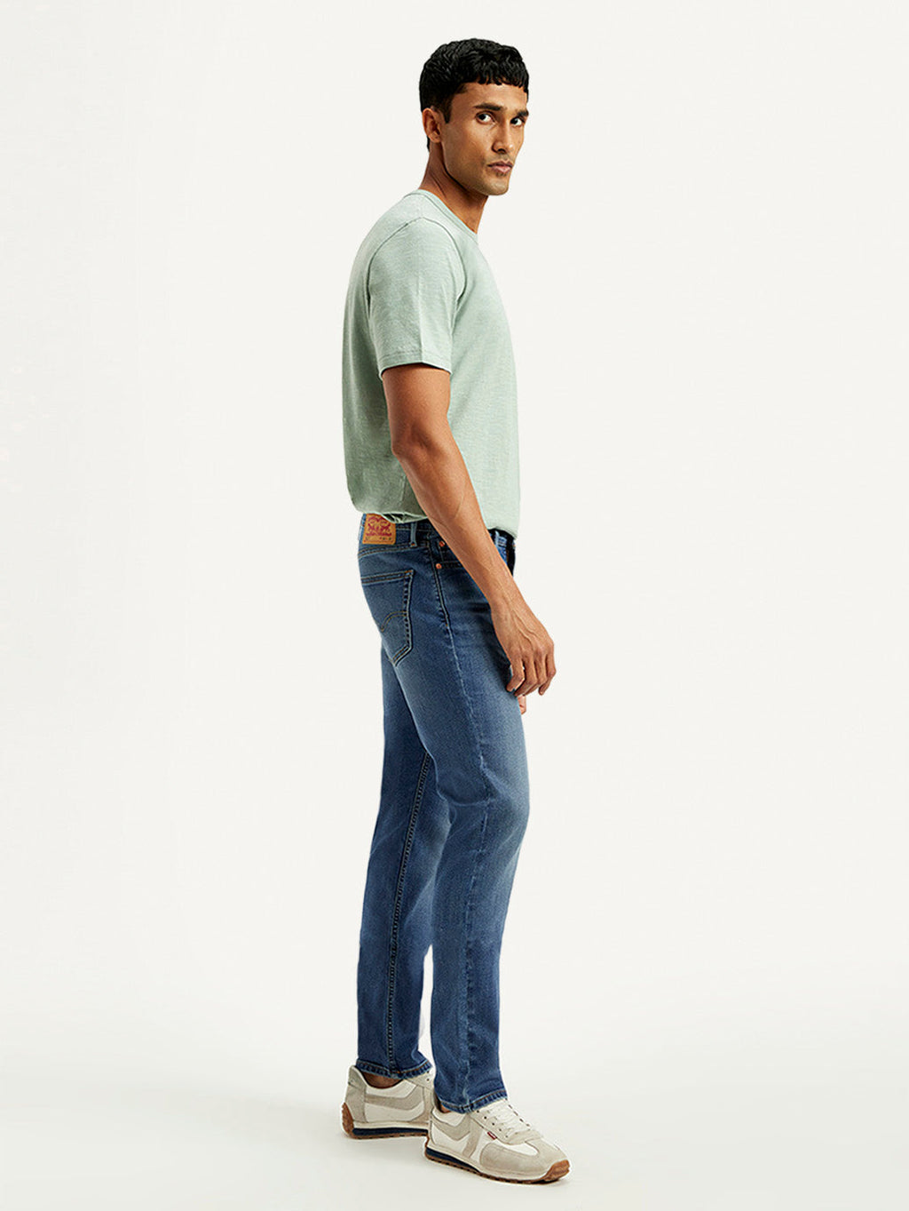 Men's 511 Blue Slim Fit Mid Rise Jeans