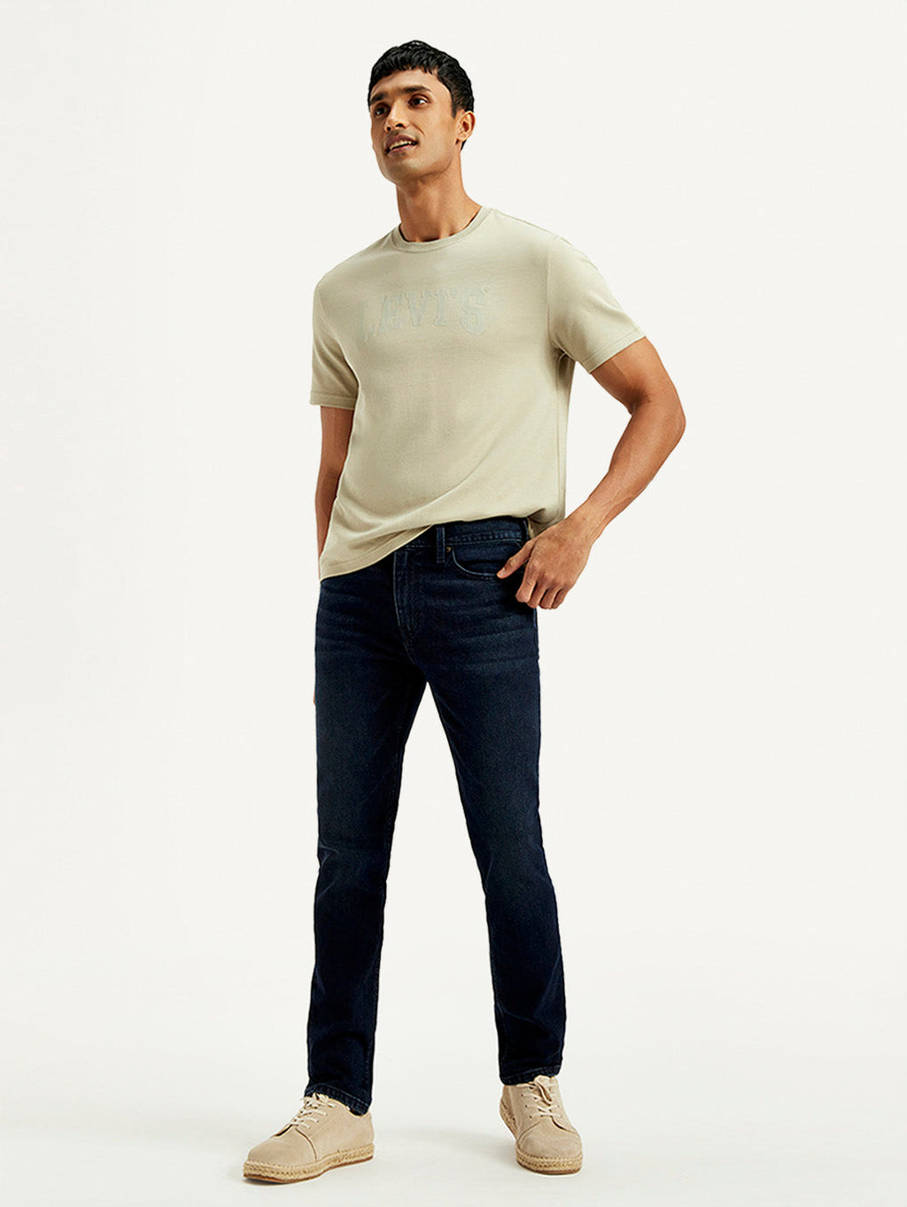 Men's 511 Dark Blue Slim Fit Mid Rise Jeans