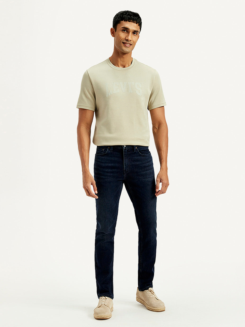 Men's 511 Dark Blue Slim Fit Mid Rise Jeans