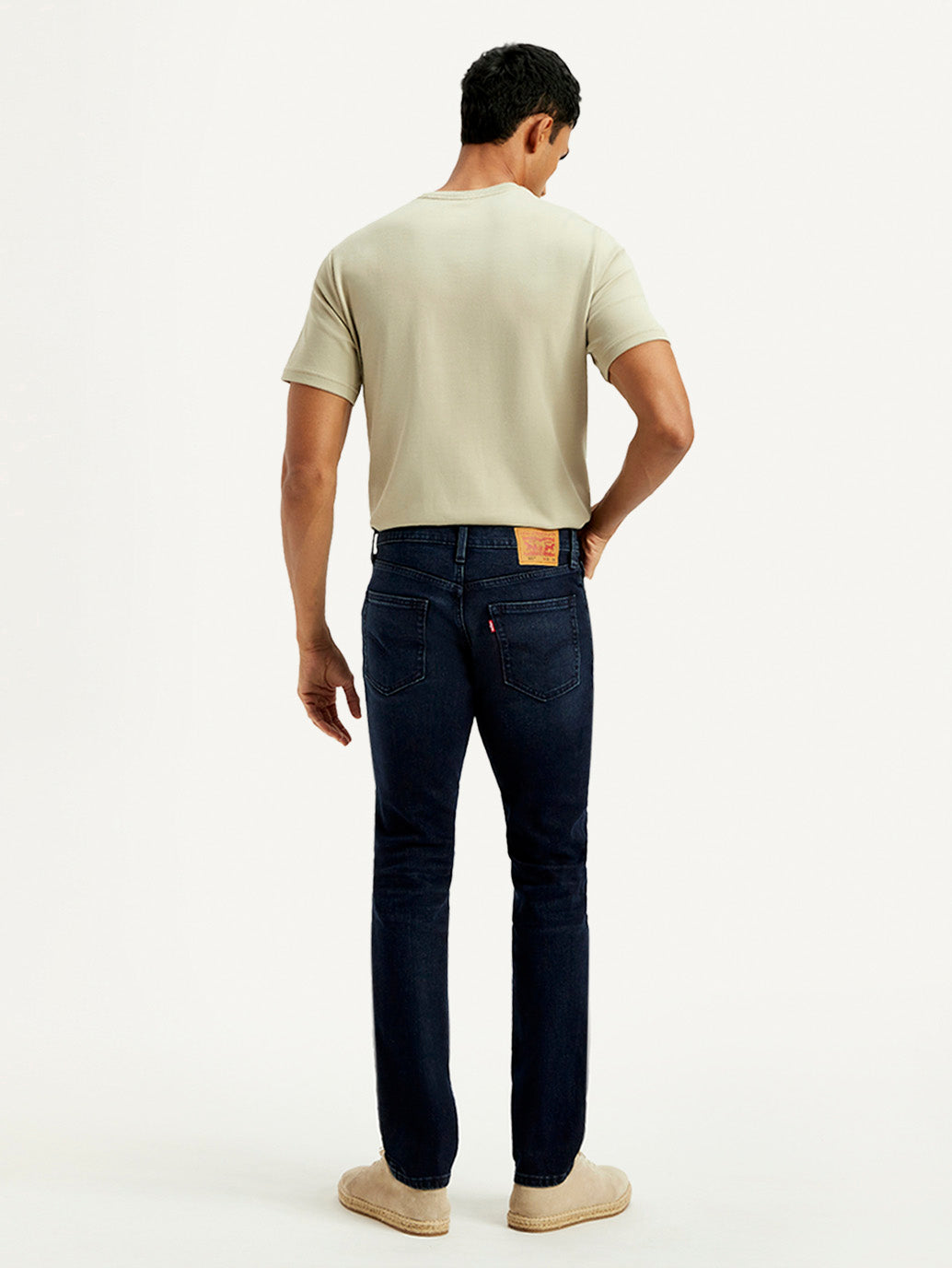 Men's 511 Dark Blue Slim Fit Mid Rise Jeans