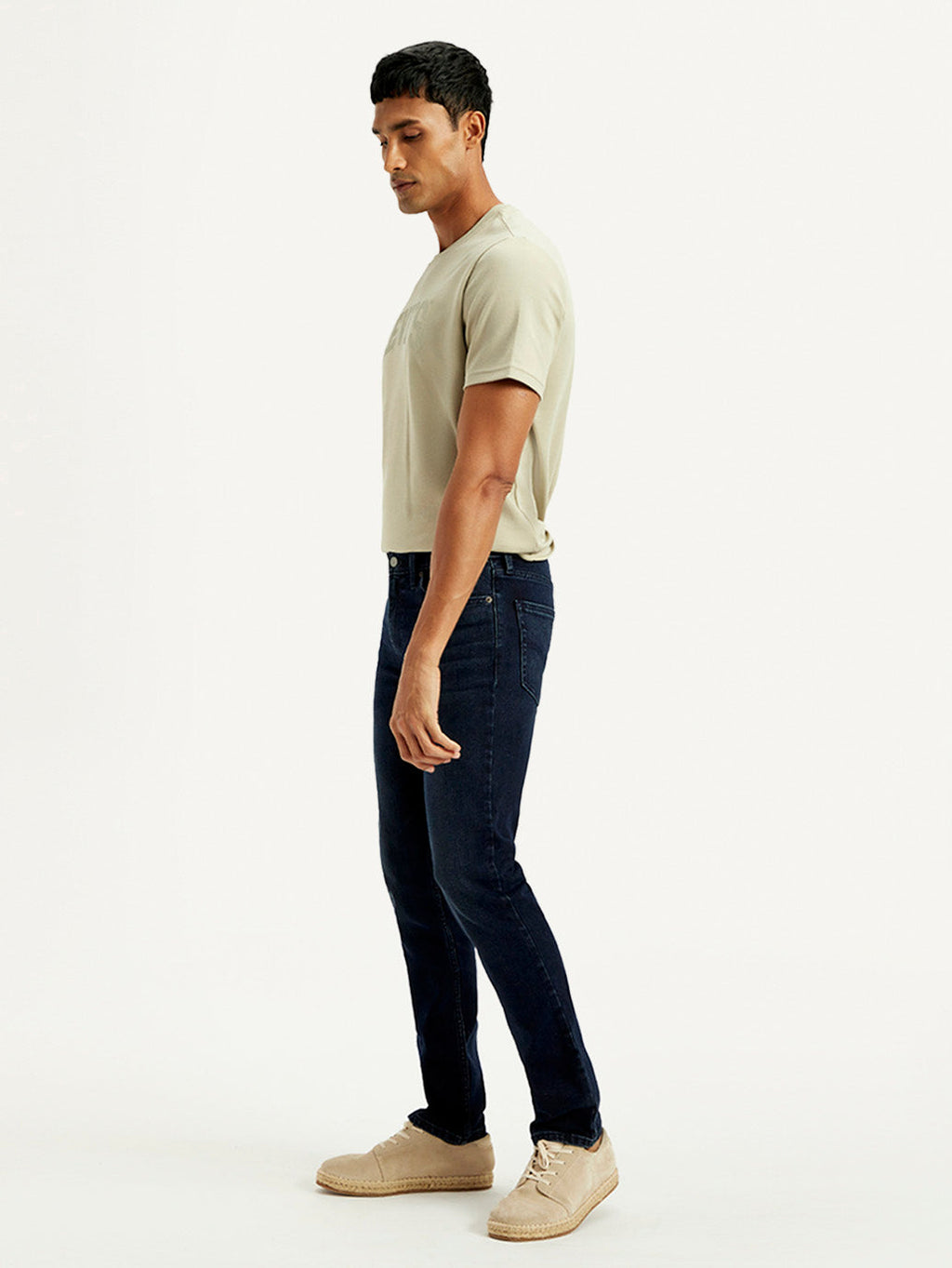 Men's 511 Dark Blue Slim Fit Mid Rise Jeans