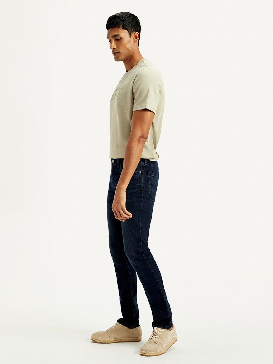 Men's 511 Dark Blue Slim Fit Mid Rise Jeans