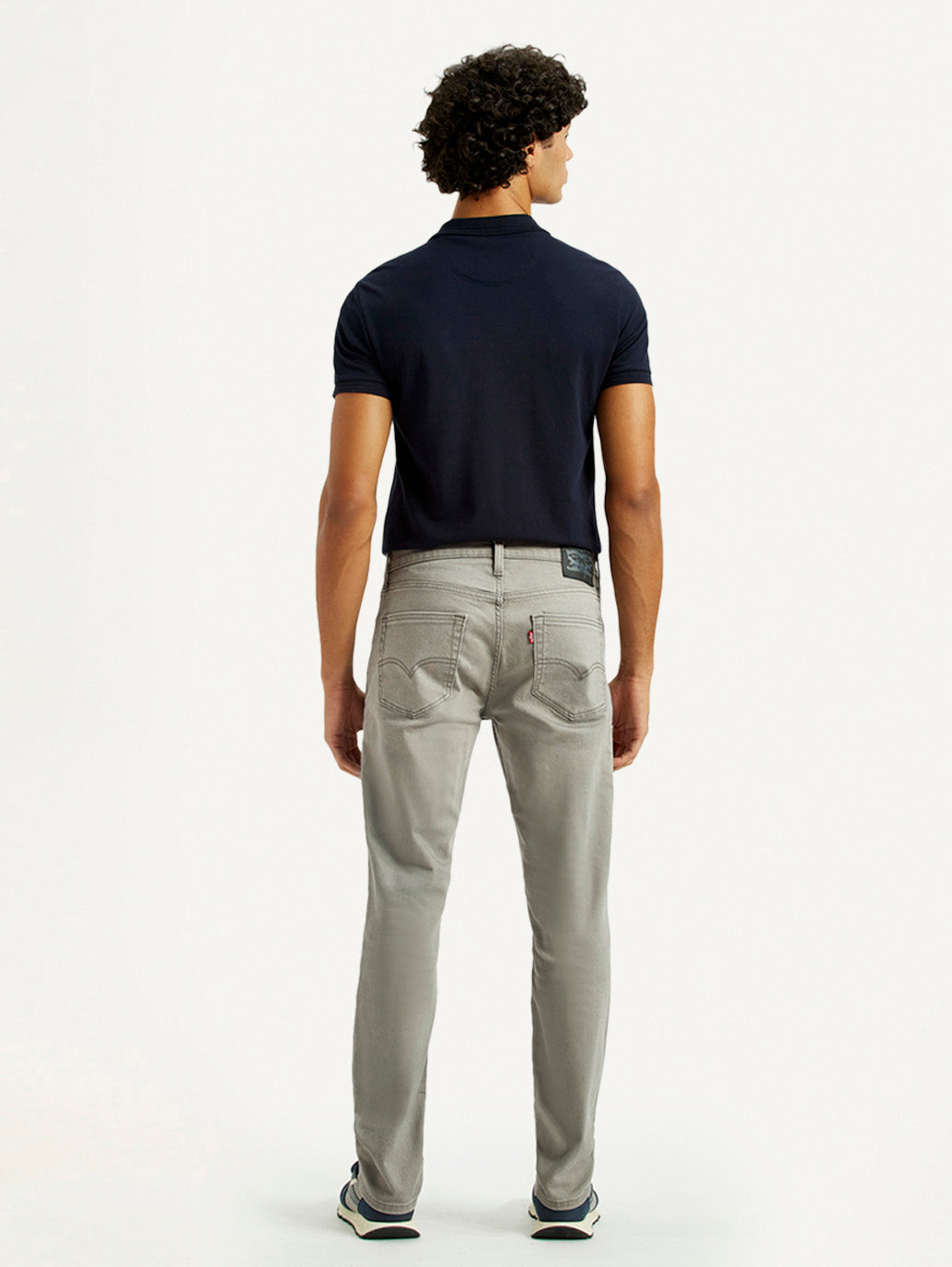 Men's 511 Grey Overdyed Slim Fit Mid Rise Jeans