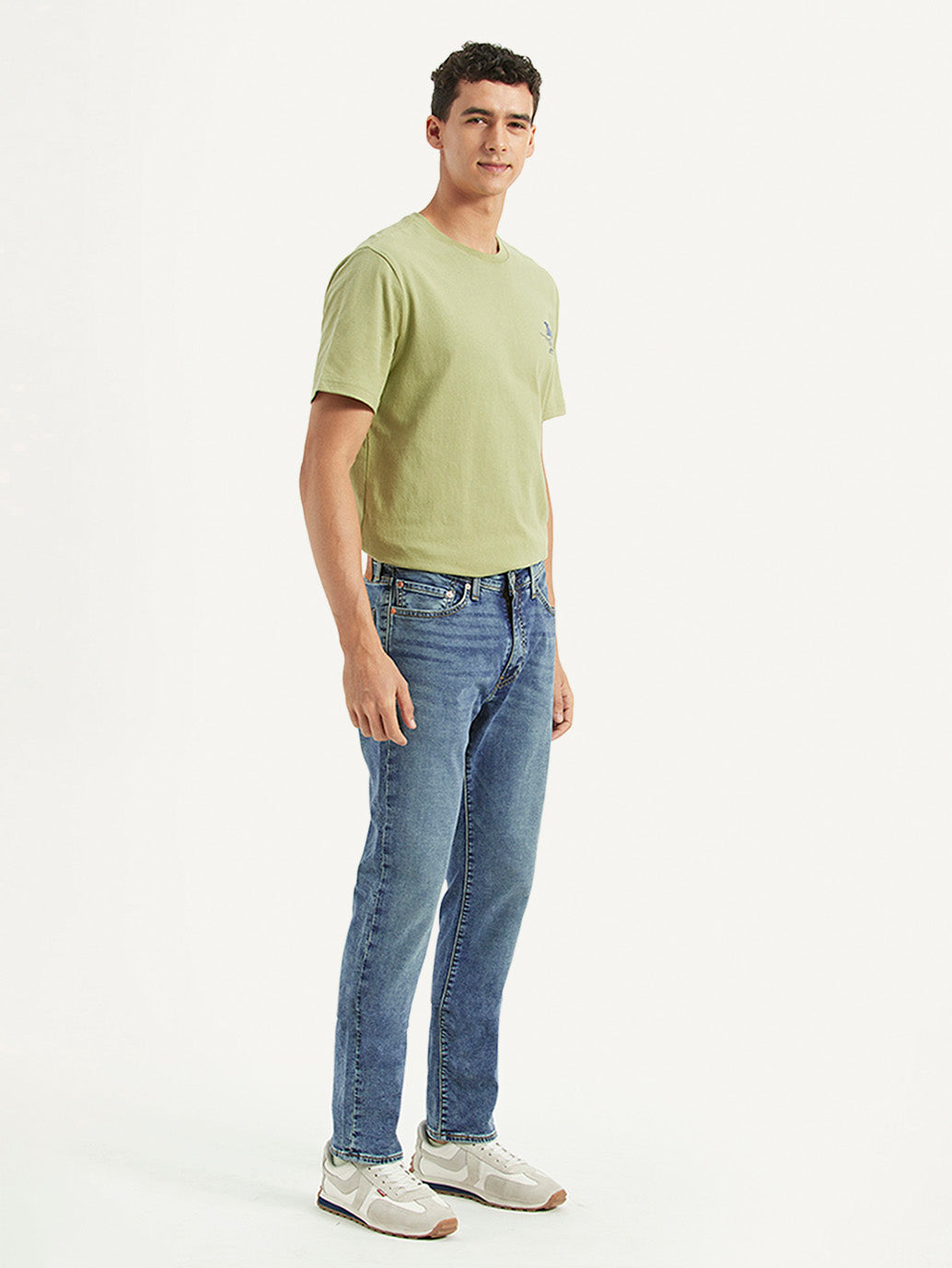 Men's 511 Blue Slim Fit Mid Rise Jeans