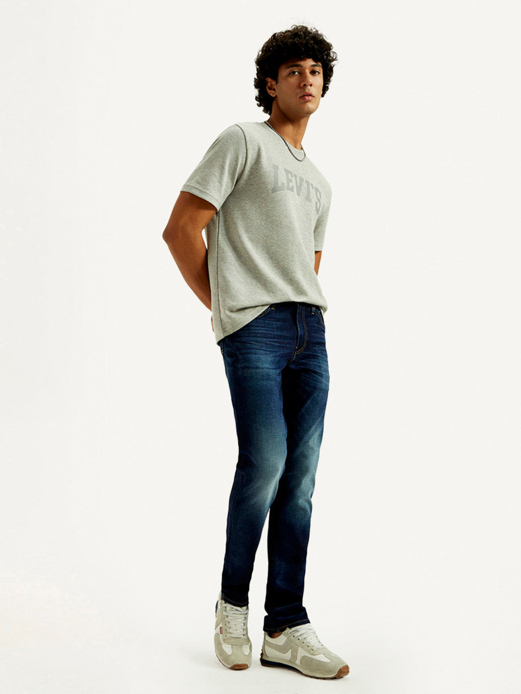 Men's 511 Indigo Slim Fit Mid Rise Linen Jeans