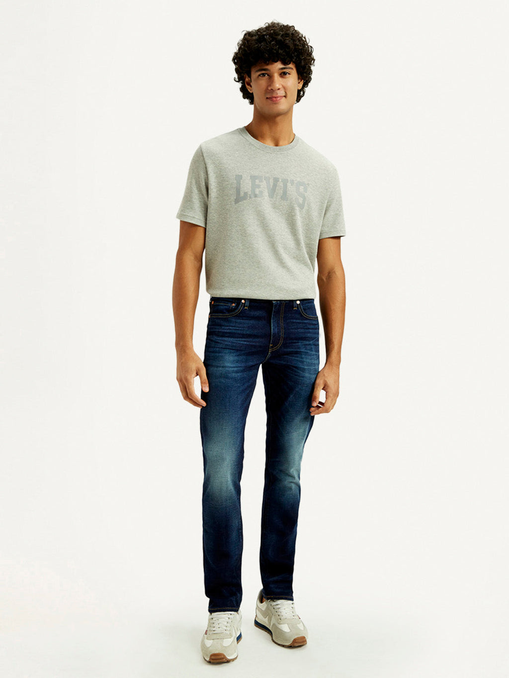 Men's 511 Indigo Slim Fit Mid Rise Linen Jeans