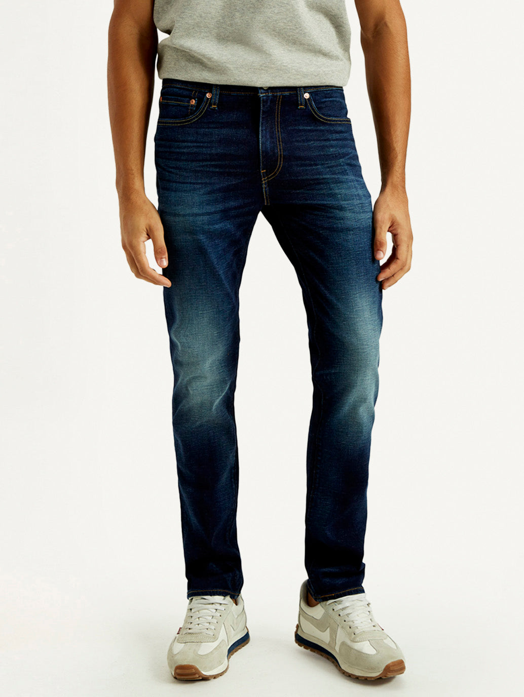 Men's 511 Indigo Slim Fit Mid Rise Linen Jeans