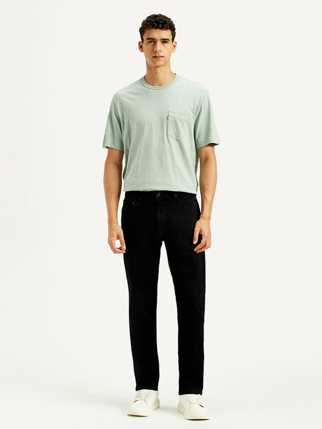Men's 511 Black Slim Fit Mid Rise Jeans