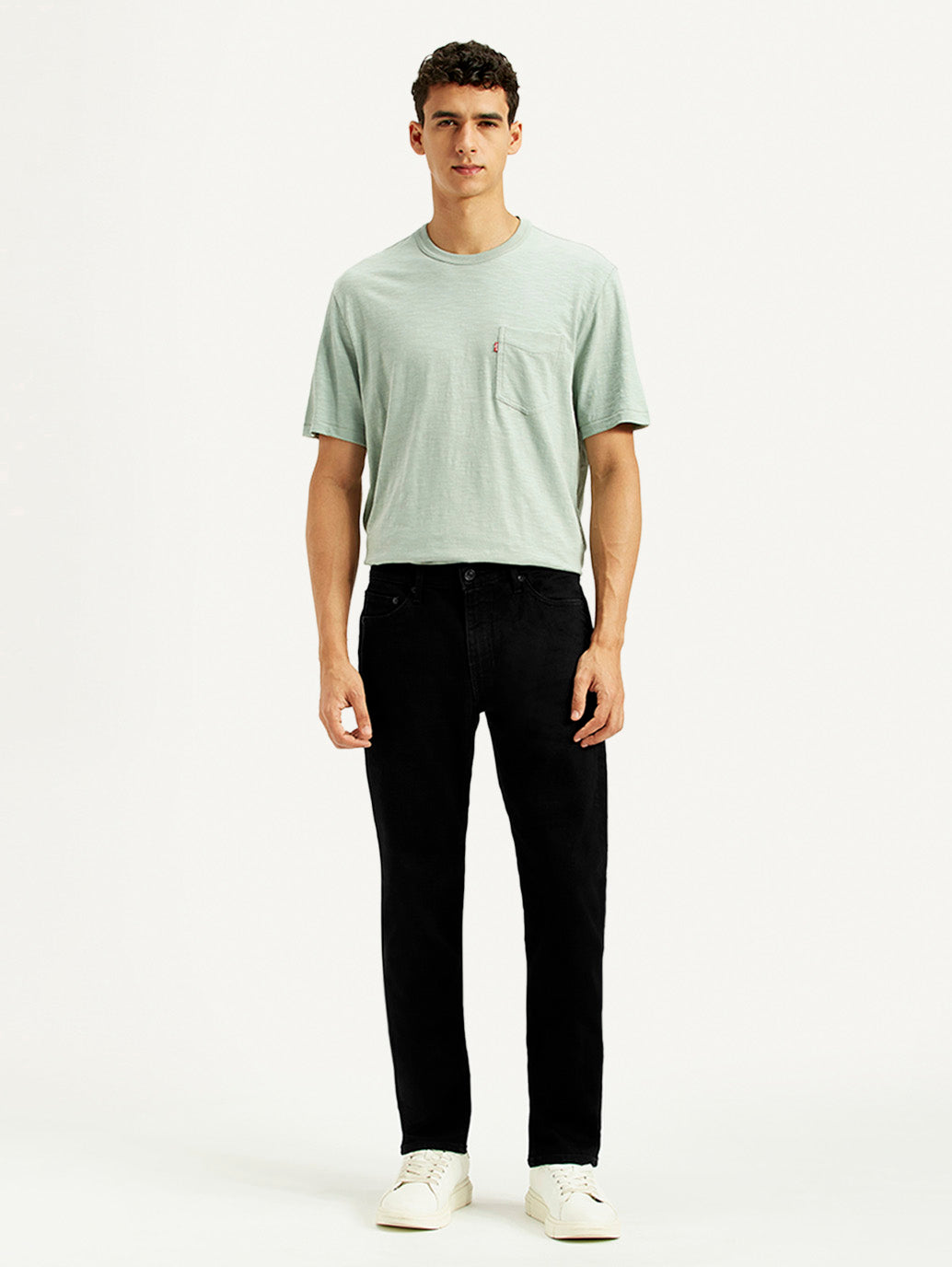 Men's 511 Black Slim Fit Mid Rise Jeans