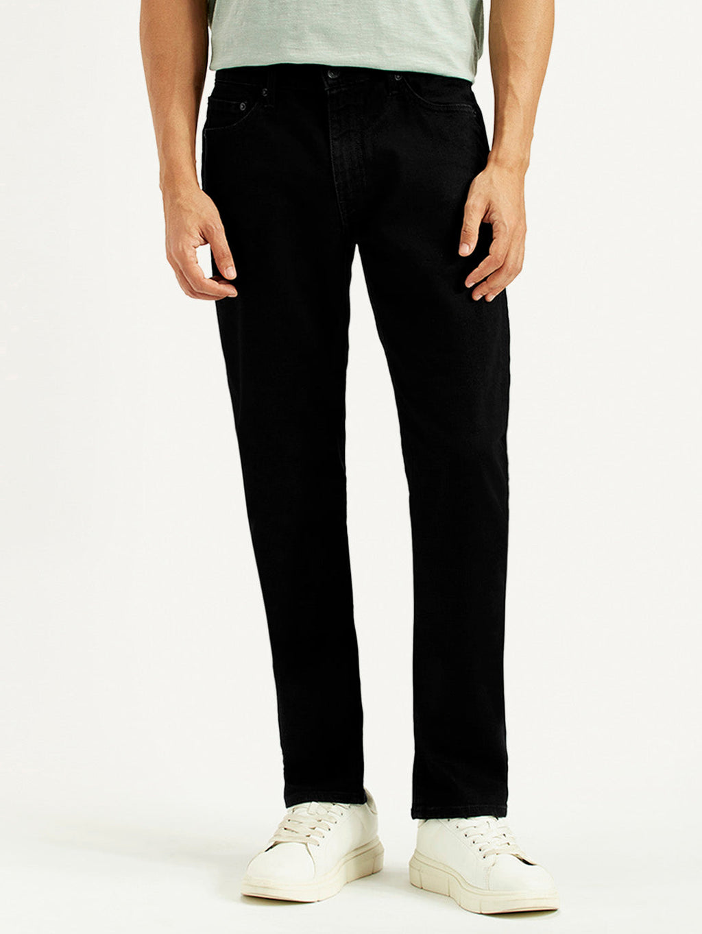 Men's 511 Black Slim Fit Mid Rise Jeans