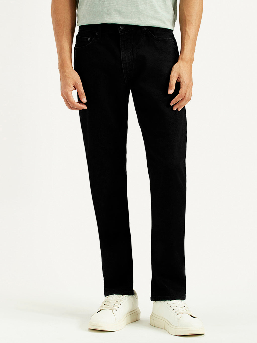Men's 511 Black Slim Fit Mid Rise Jeans