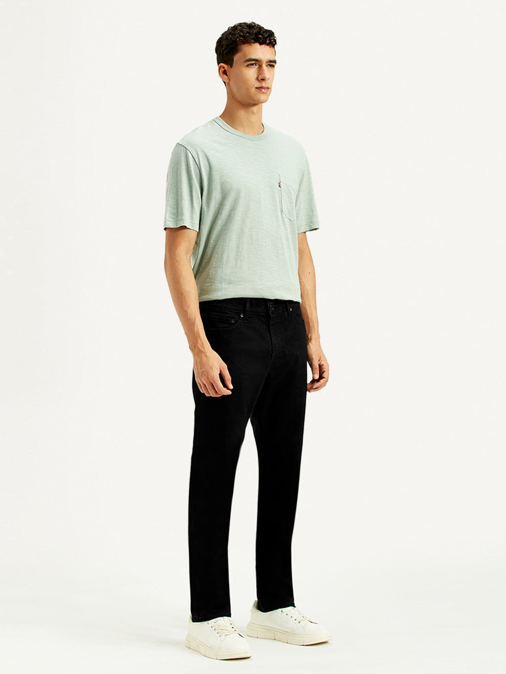 Men's 511 Black Slim Fit Mid Rise Jeans