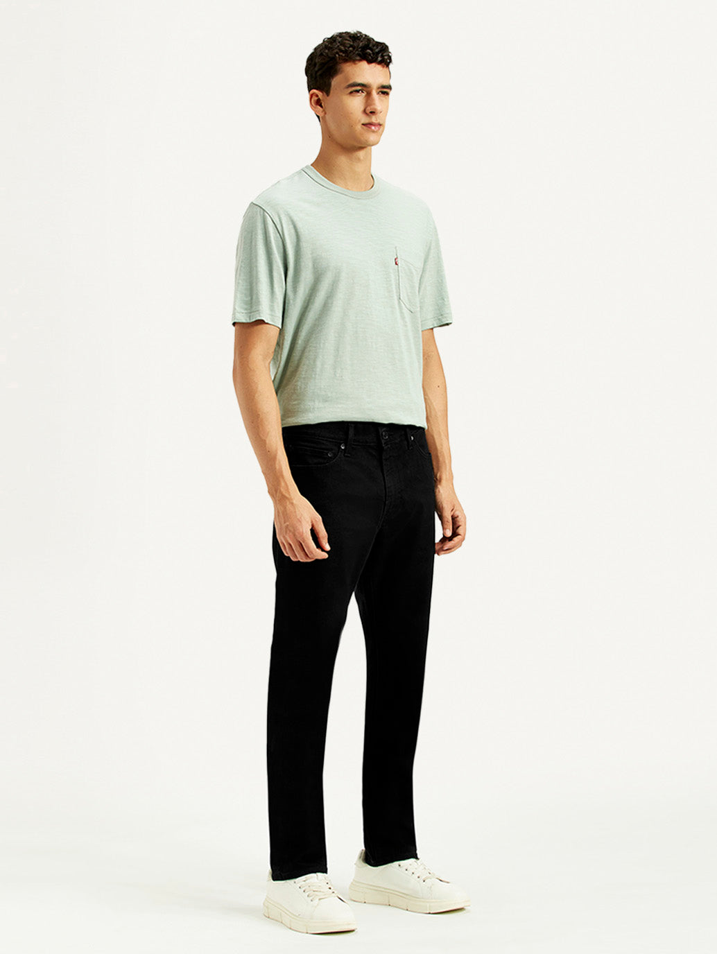 Men's 511 Black Slim Fit Mid Rise Jeans