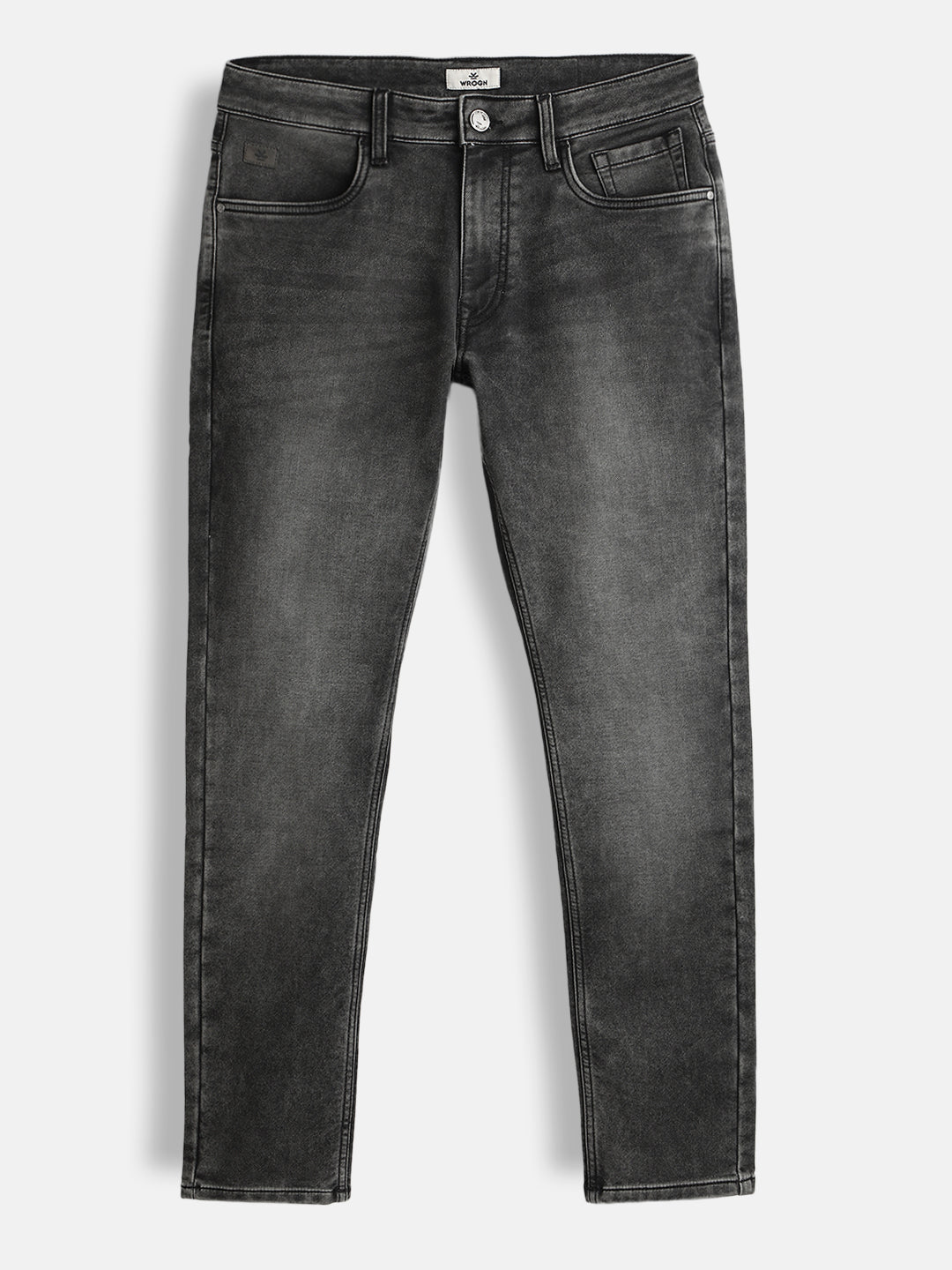 Dark Grey Slim Tapered Jeans