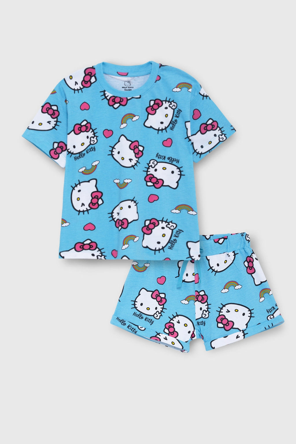 Hello Kitty Rainbow Shorts Set