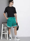 Men's Varsity Print Loose Fit Shorts