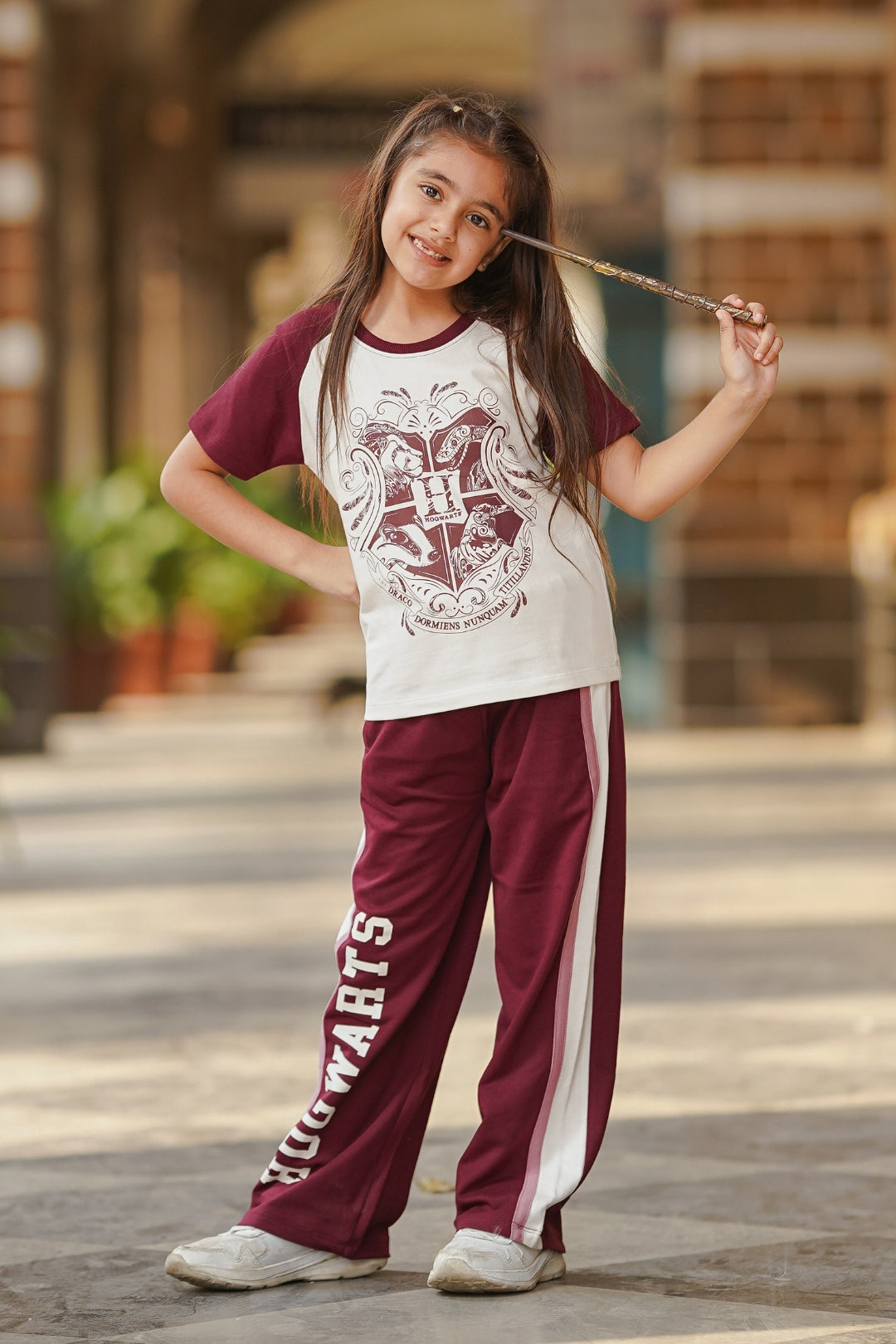 Hogwarts Crest Burgandy Co-Ord Set