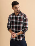 Textured Dobby Regular Fit Shirt | Red