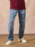 Vintage Washed Anti Fit Jeans | Blue