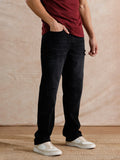 Distressed Heavy Fade Anti Fit Jeans | Dark Grey