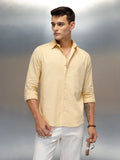 Men's Casual Regular Fit Shirt | Khaki
