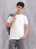 Solid Slim Fit T-Shirt | White