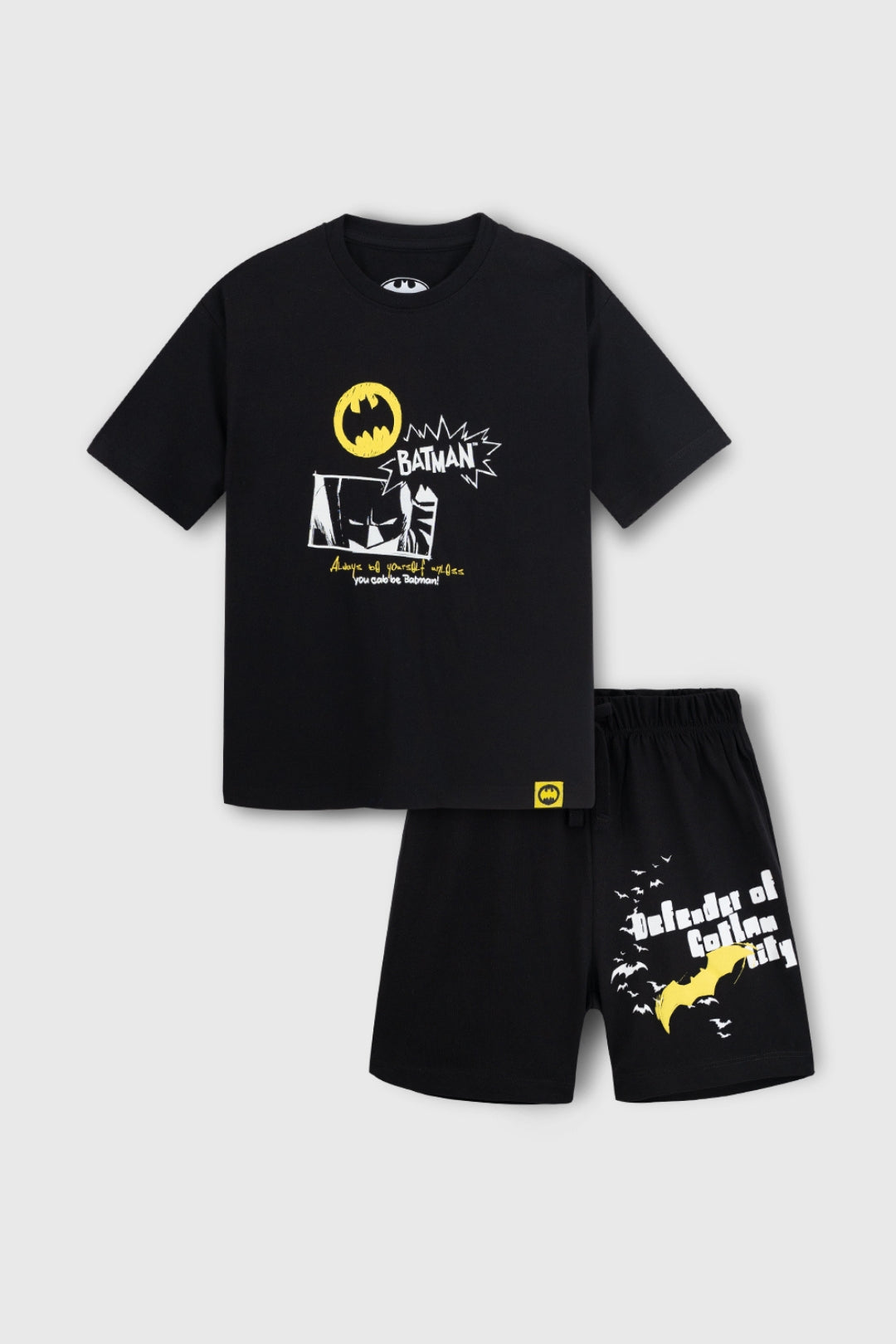 Batman Glow In The Dark Shorts Set
