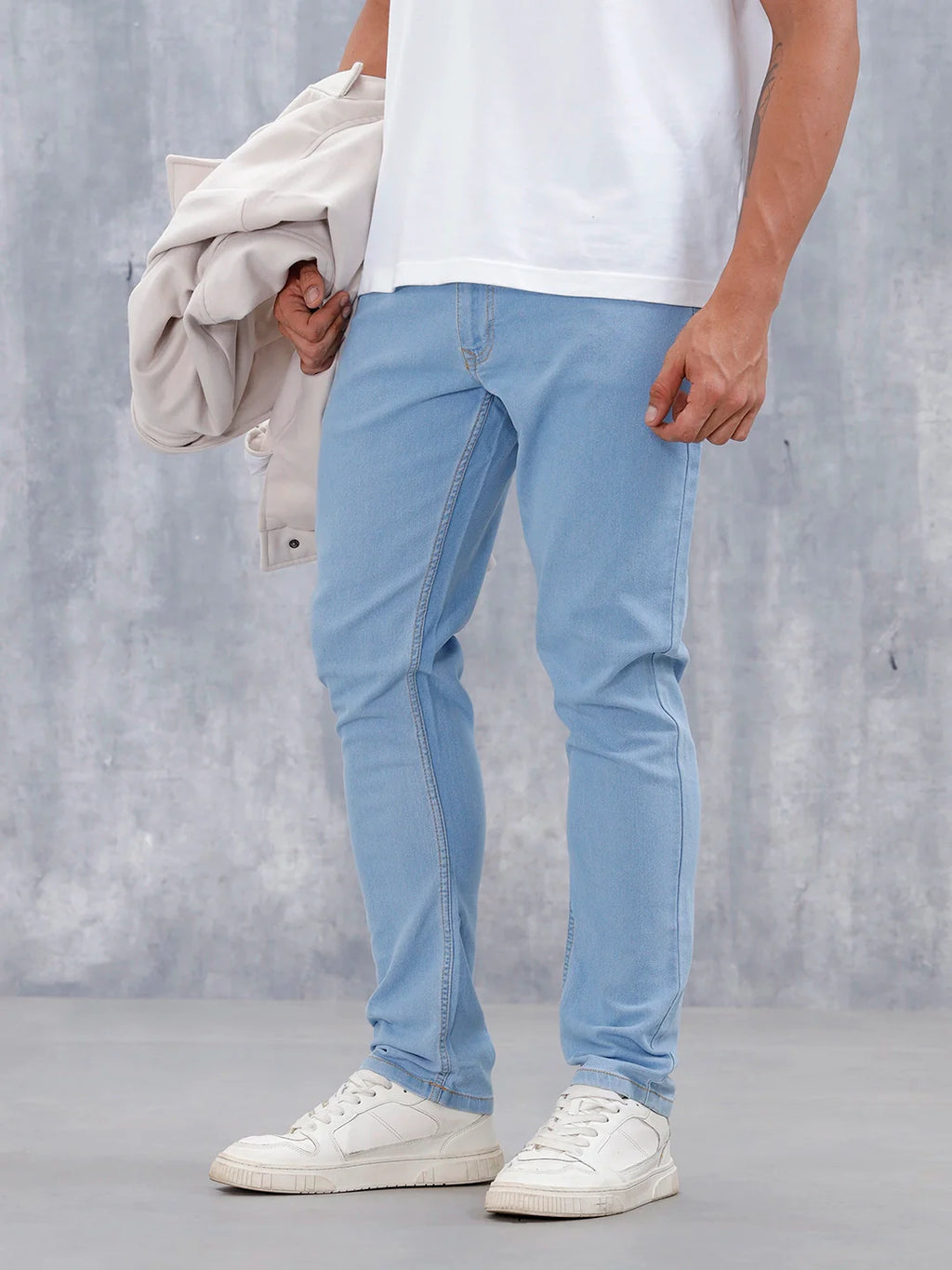 Men's Casual Slim Fit Jeans | Super Stone