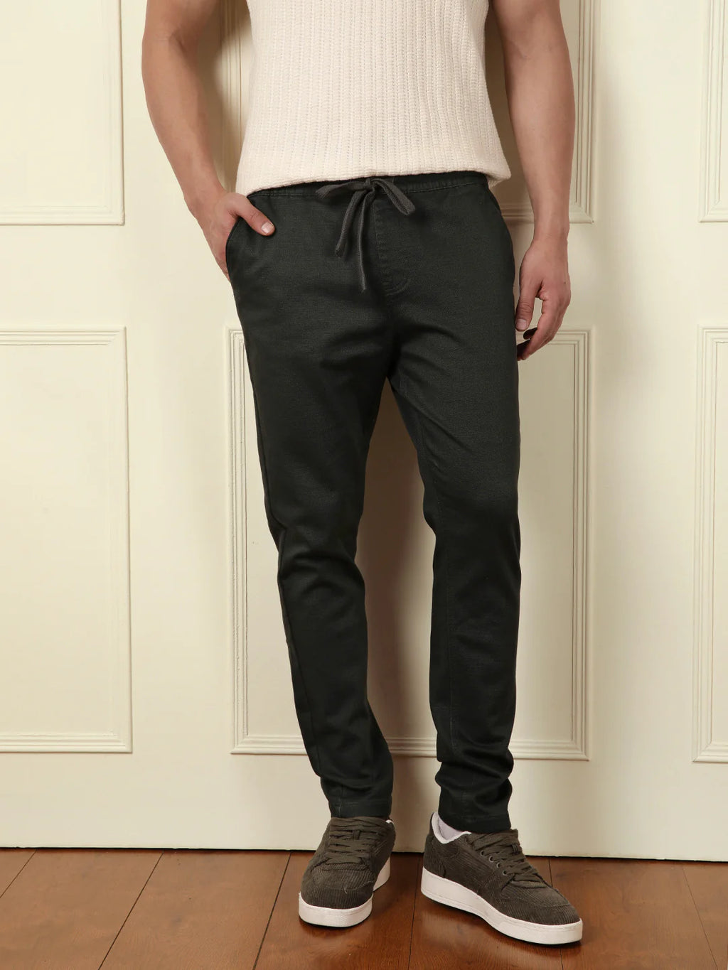 Olive Stride Solid Jogger