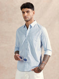 Solid Regular Fit Shirt | Blue