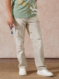 Heavy Fade Anti Fit Jeans | Ecru