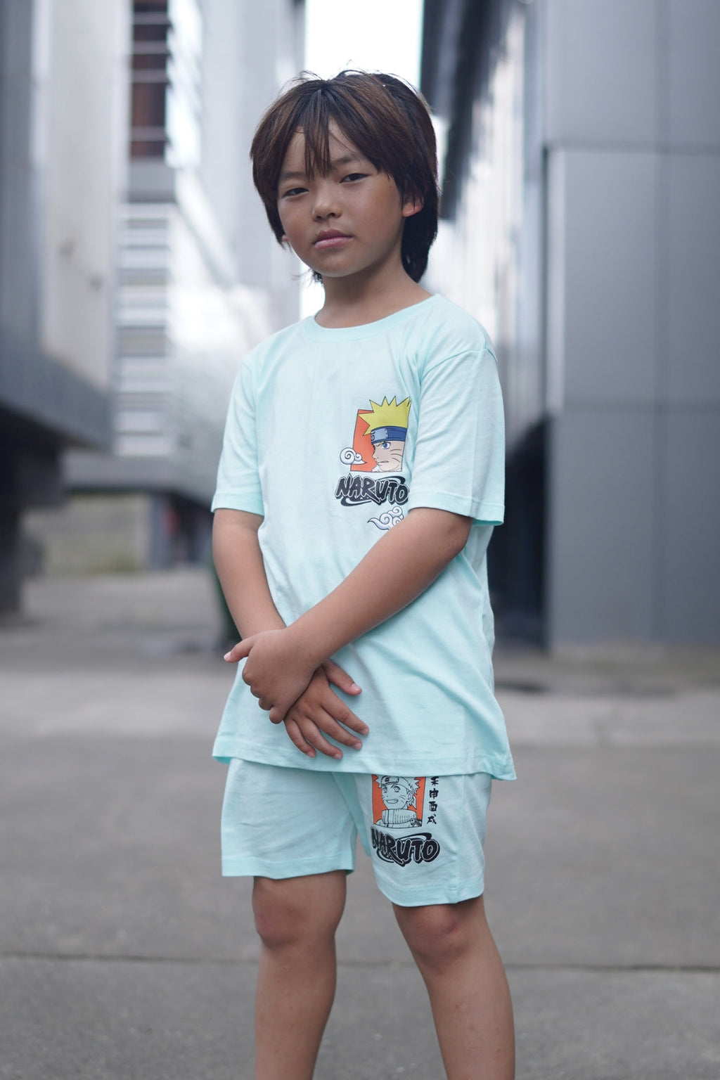 Naruto Classic Blue Short Set