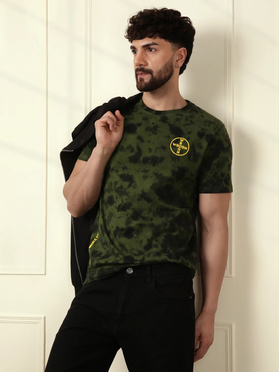 Washed Slim Fit T-Shirt | Dark Green