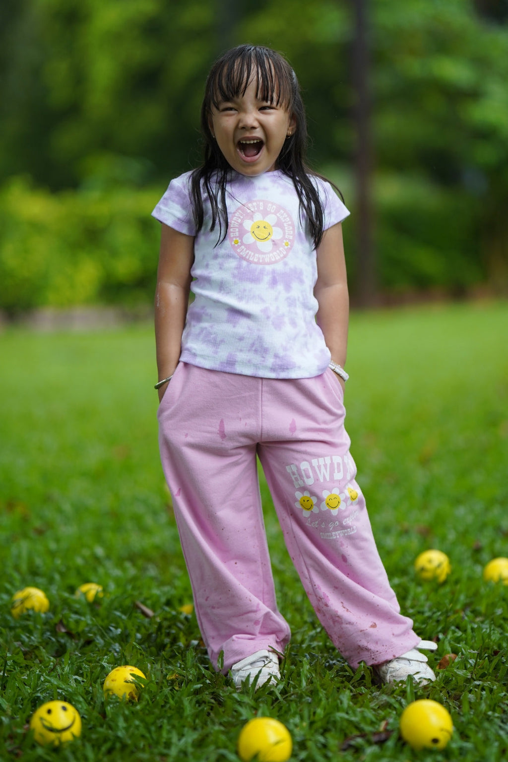SMILEYWORLD® Howdy Girls Sunflower Co-Ord Set
