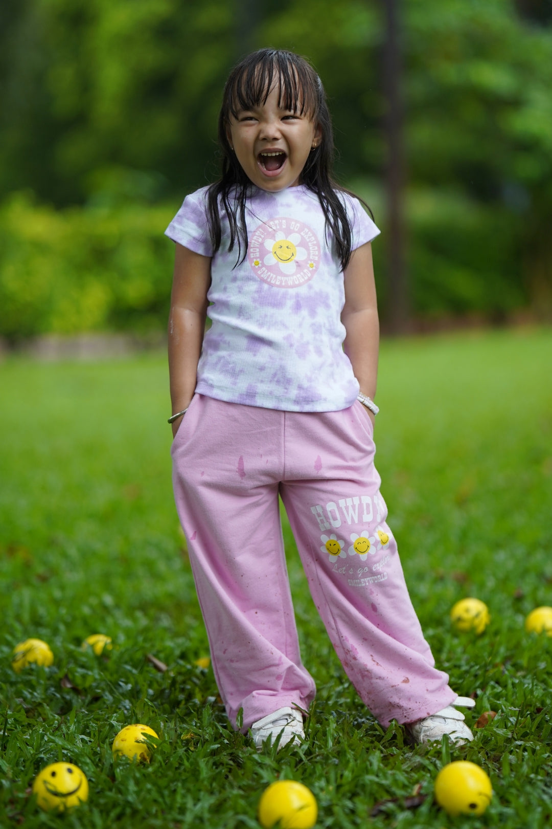 SMILEYWORLD® Howdy Girls Sunflower Co-Ord Set