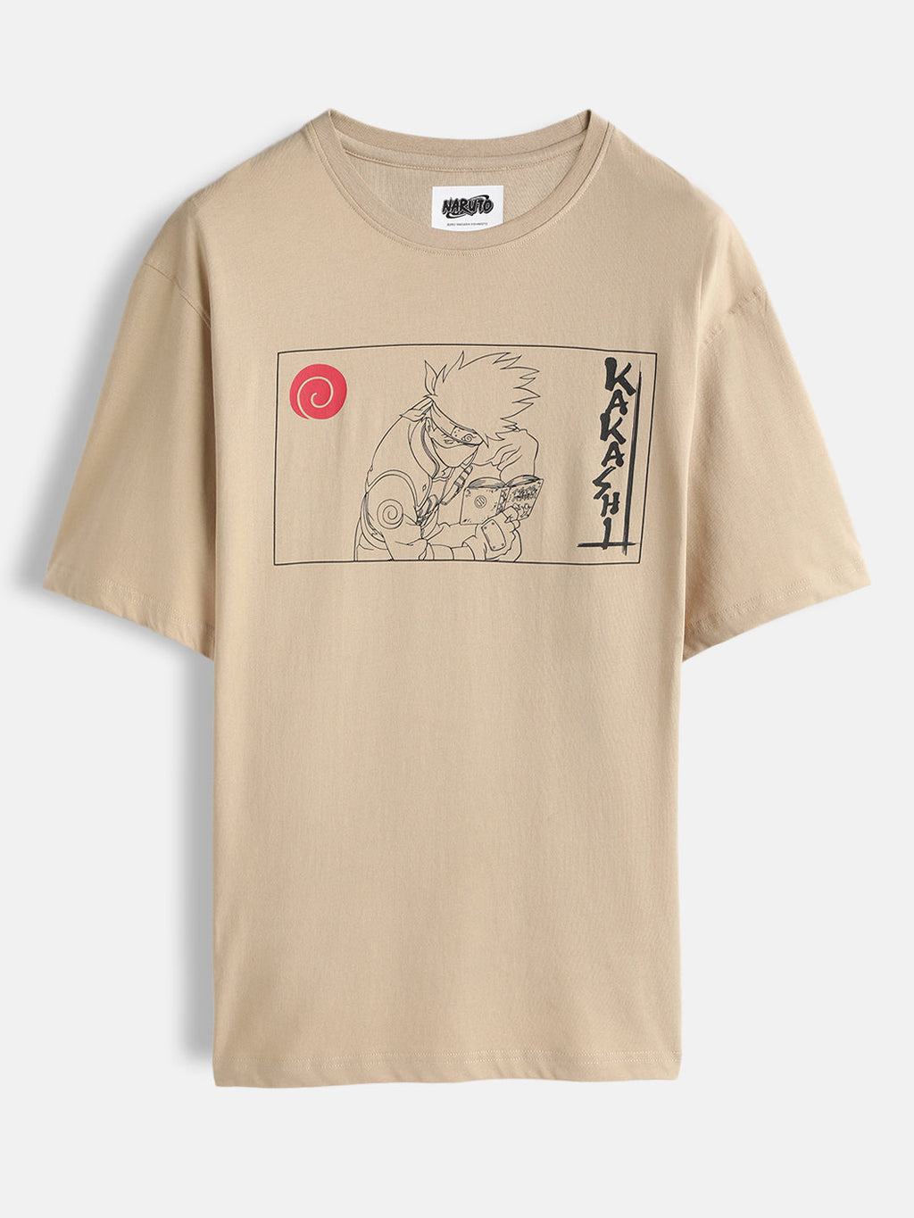 Kakashi Sensei Beige Naruto T-Shirt