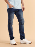 Solid Heavy Fade Jeans | Blue