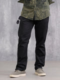 Straight Fit Aop Twill Stretch Woven Jogger | Black
