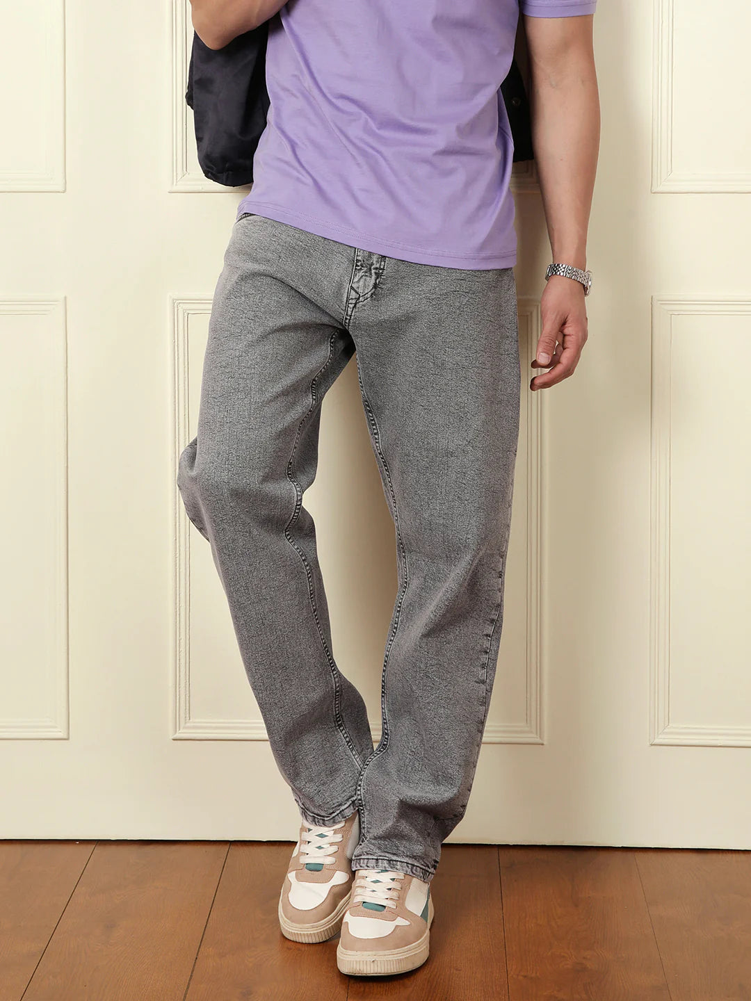 Faded Anti Fit Jeans | Grey