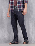 Straight Fit Selvedge Denim Jeans | Dark Stone