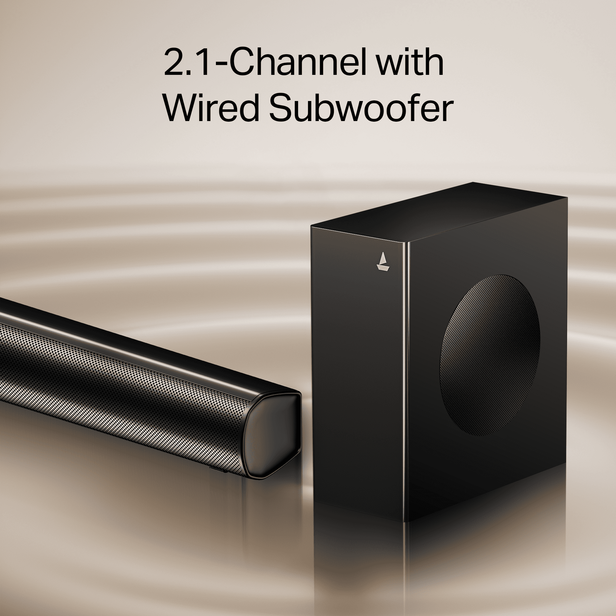 boAt Aavante Pulse | 120W 2.1 Channel Soundbar with Bluetooth v5.4, EQ Modes & Master Remote