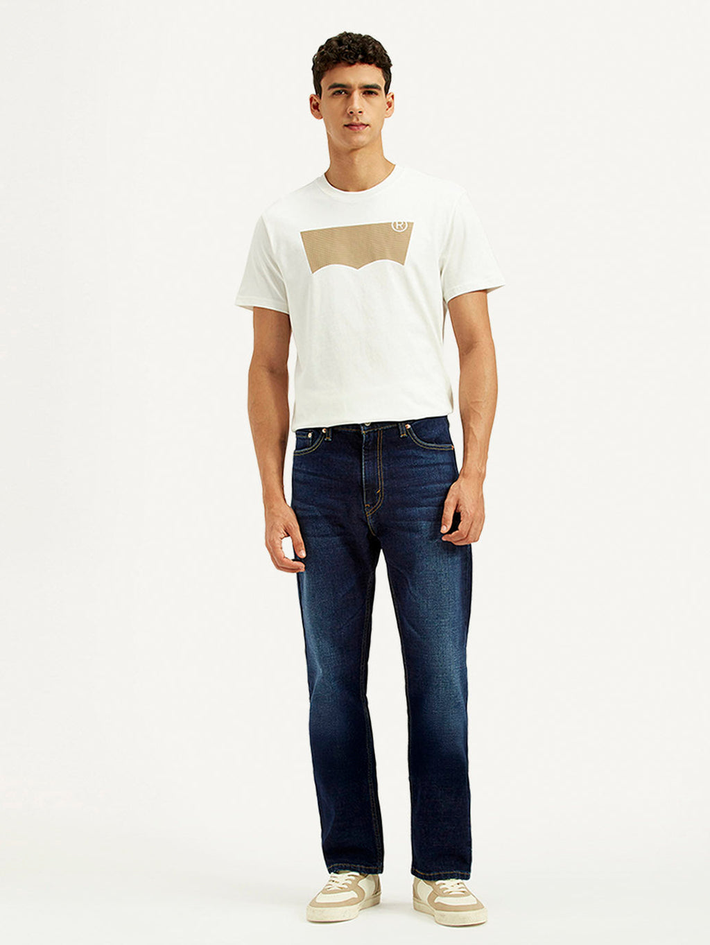 Men's 513 Indigo Slim Straight Fit Mid Rise Jeans