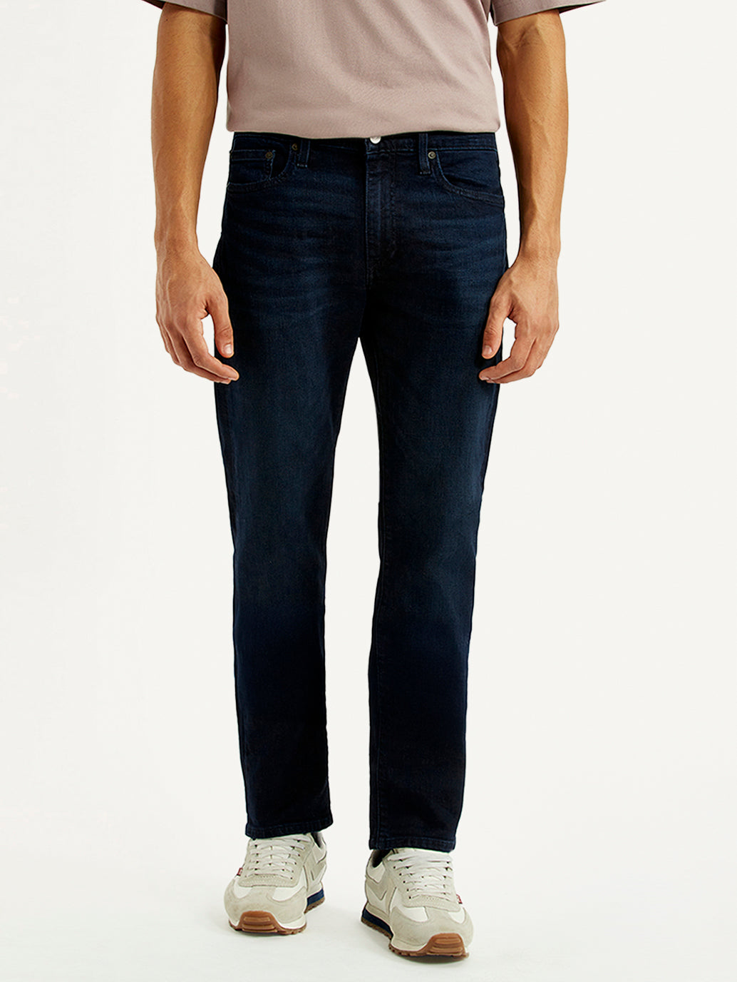 Men's 513 Dark Blue Slim Straight Fit Mid Rise Selvedge Jeans