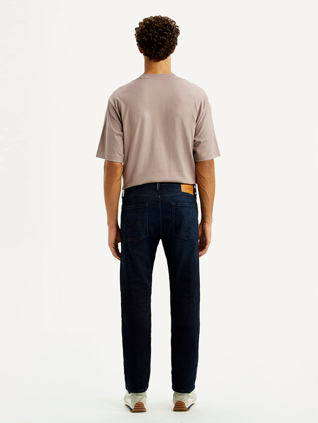 Men's 513 Dark Blue Slim Straight Fit Mid Rise Selvedge Jeans