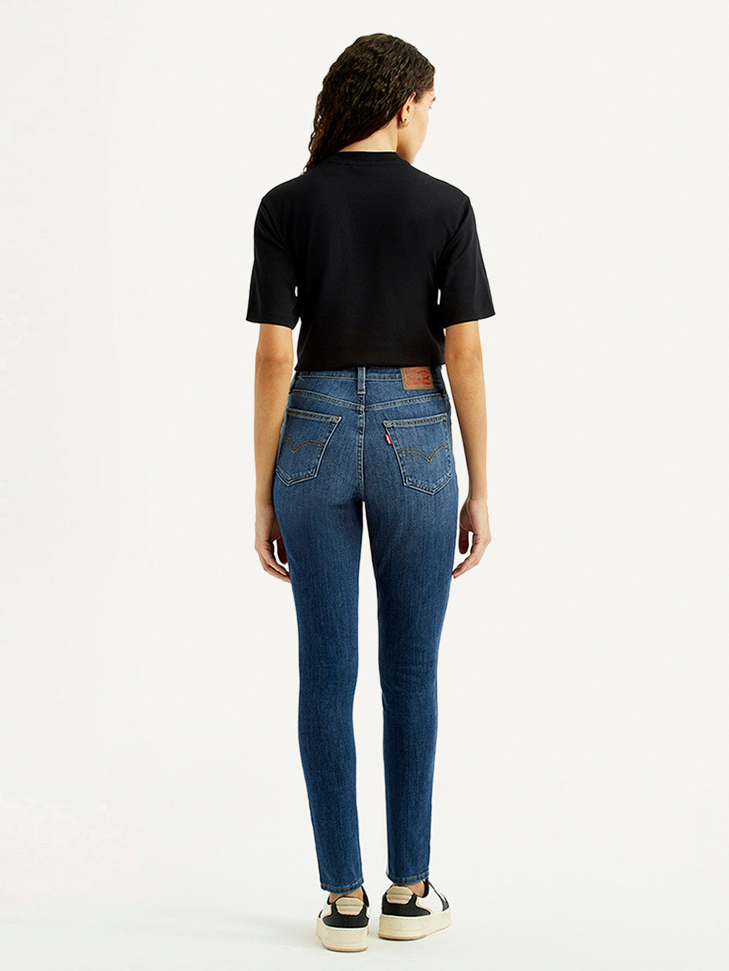Women's Blue Skinny Fit High Rise Jeans