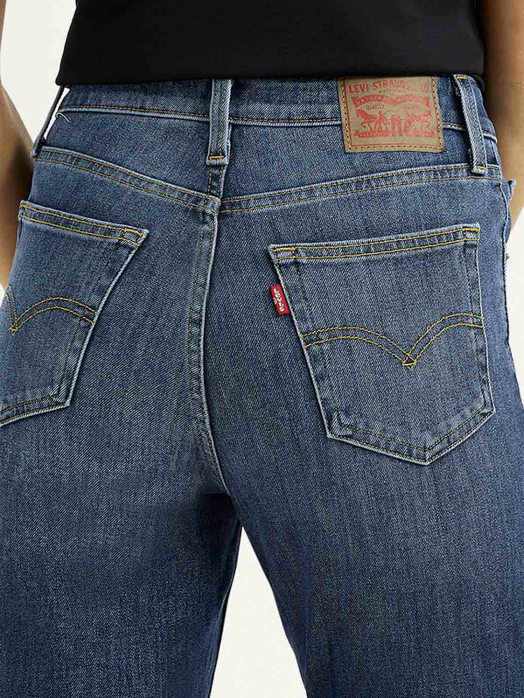 Women's Blue Skinny Fit High Rise Jeans