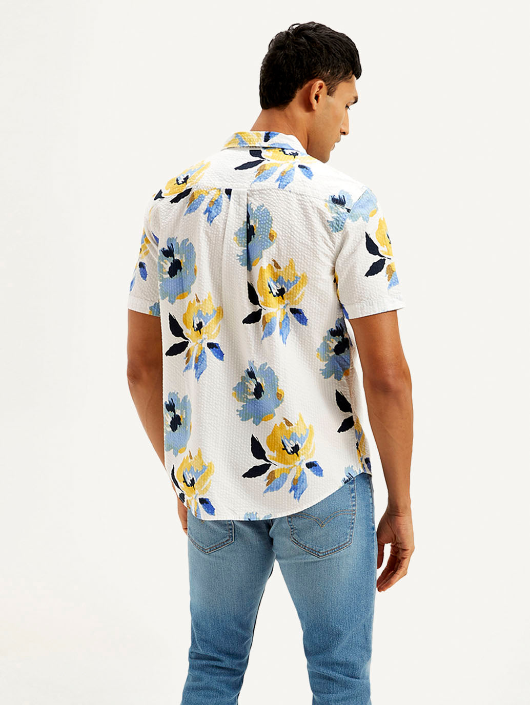 Men's Floral Slim Fit Shirt