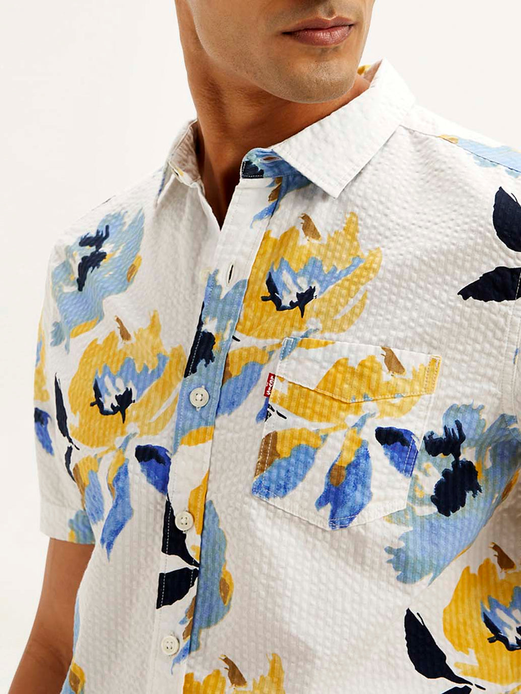 Men's Floral Slim Fit Shirt