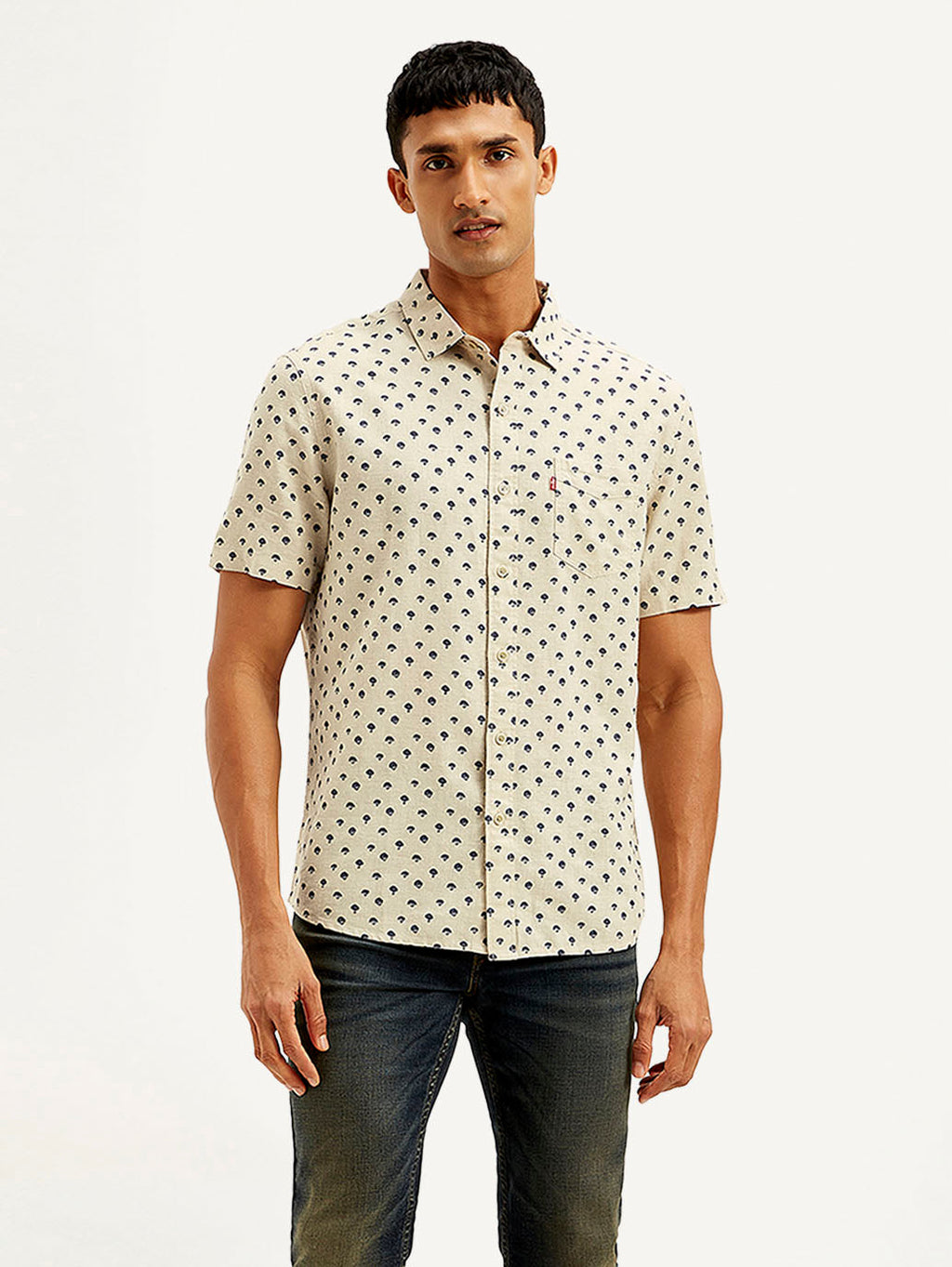 Men's Floral Slim Fit Shirt